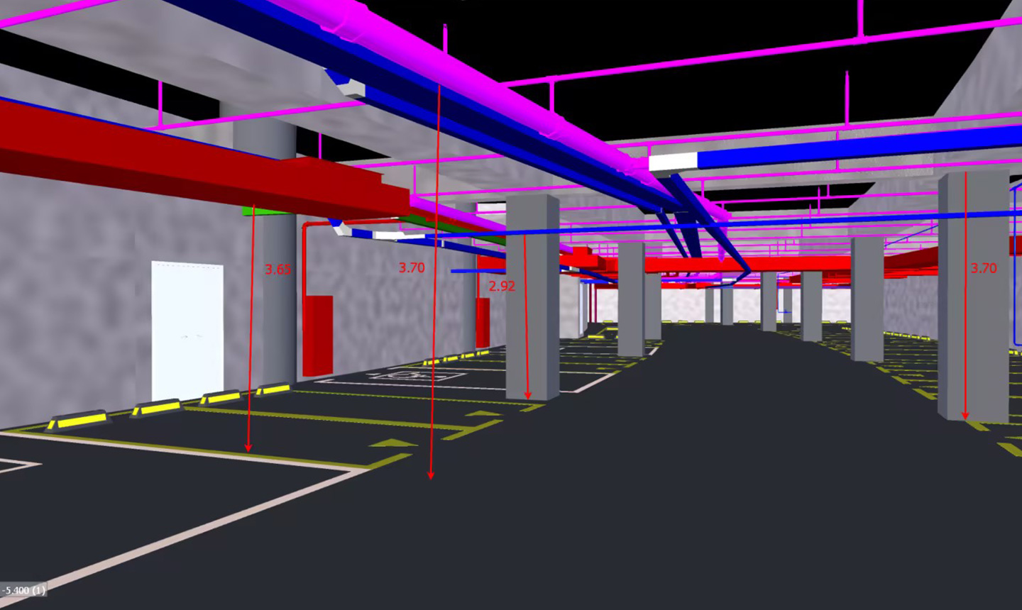 Collision-Free Piping and Effective Elevation Control