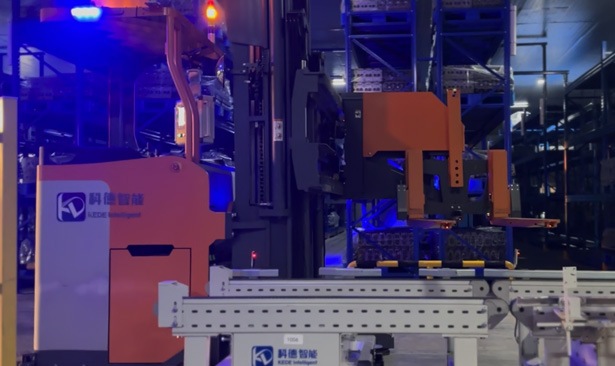 AGV三向叉車自動(dòng)轉(zhuǎn)運(yùn)-天長缸蓋項(xiàng)目